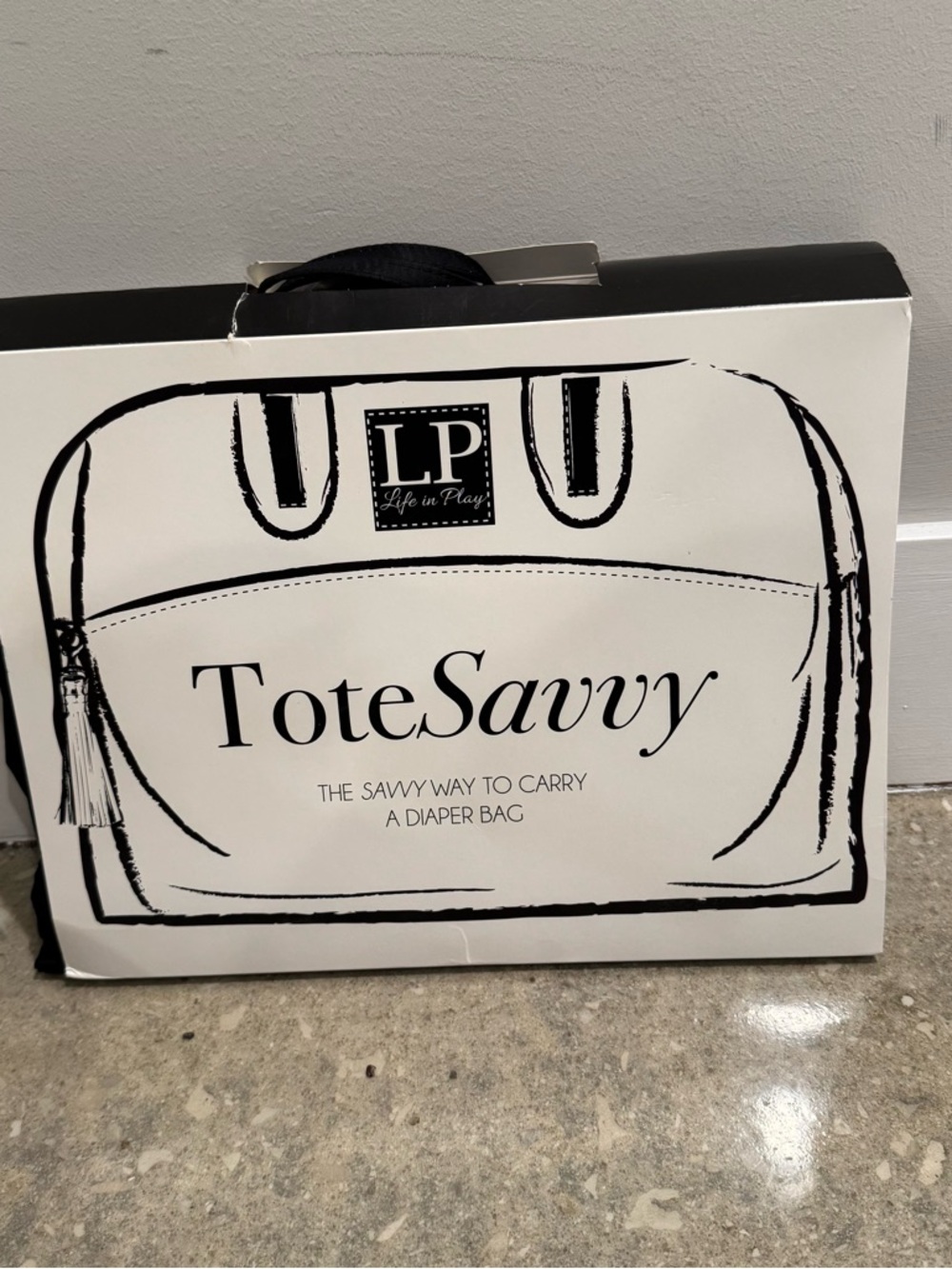 ToteSavvy Diaper Bag Organizer - Black
